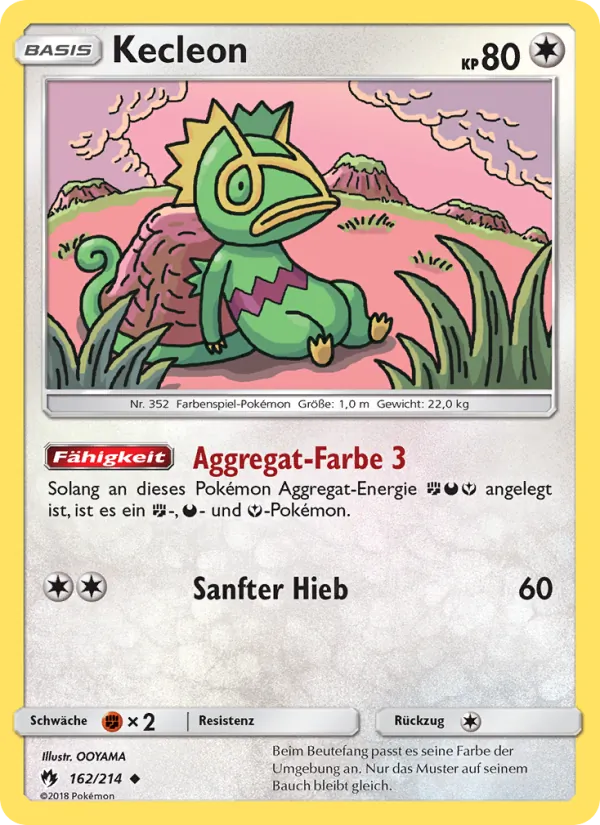 Kecleon, Echo des Donners Nº 162