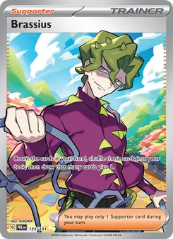 Brassius, Prismatic Evolutions Nº 135 Holo