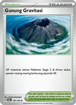 Gunung Gravitasi, Kilat Rasi Nº 181 Normal