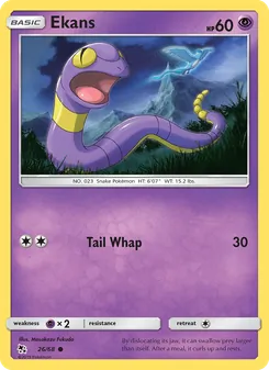 Ekans, Hidden Fates Nº 26 Normal