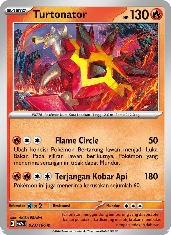 Turtonator, Bimbingan Rasi No. 023