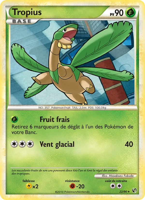 Tropius, Indomptable Nº 22
