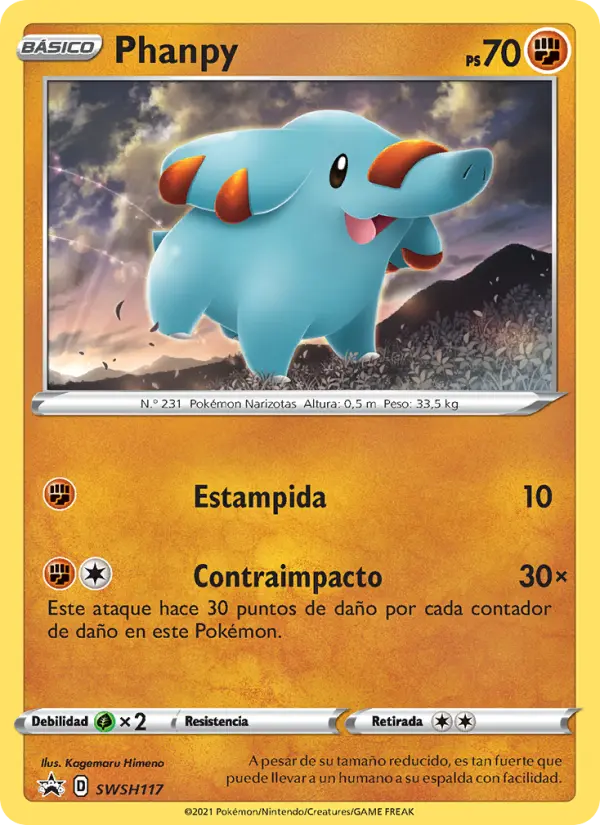 Phanpy, Cartas de promoción ESES No. SWSH117