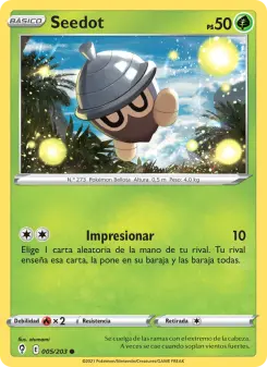 Seedot, Cielos Evolutivos No. 5 Normal