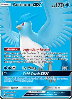 Articuno GX, Celestial Storm No. 154 Normal