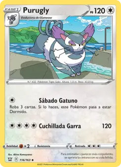 Purugly, Estilos de Combate No. 116 Normal
