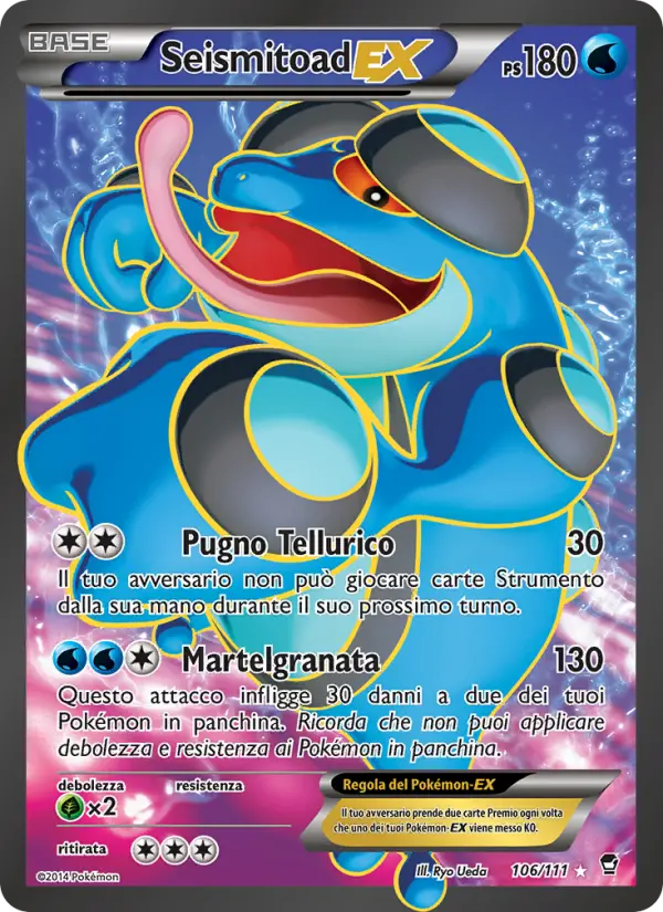 Seismitoad EX, Colpi Furiosi Nº 106