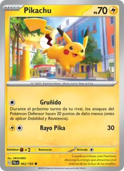 Pikachu, Evoluciones en Paldea No. 062 Normal