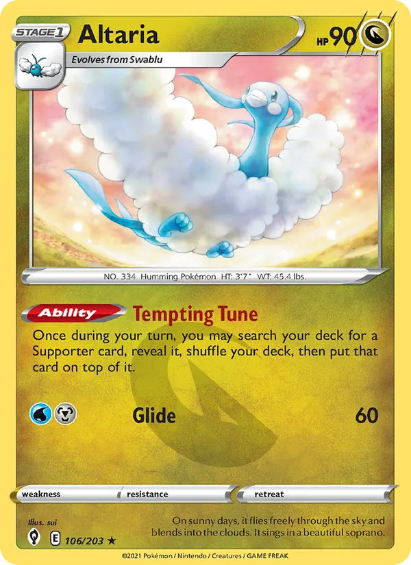 Altaria, Evolving Skies No. 106