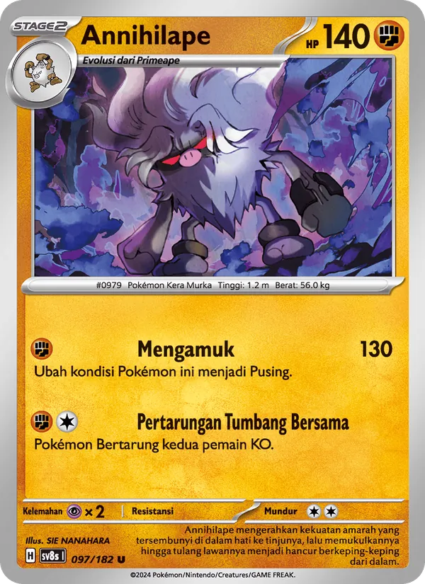 Annihilape, Kilat Rasi No. 097