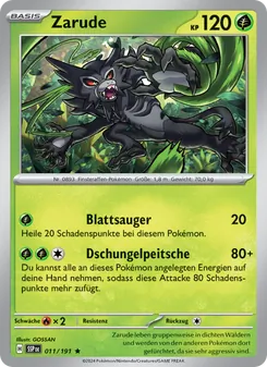 Zarude, Stürmische Funken No. 011 Holo