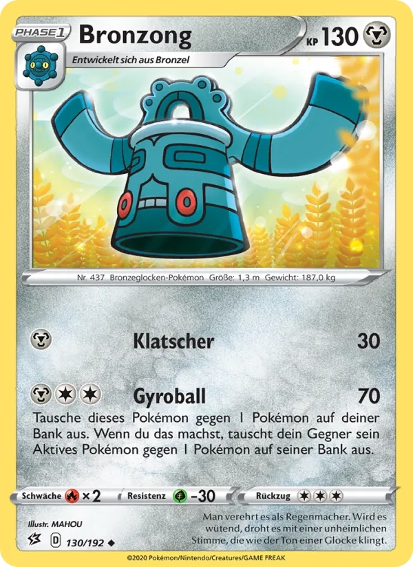 Bronzong, Clash der Rebellen Nº 130
