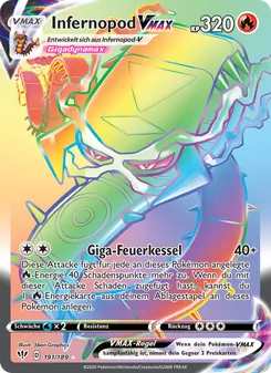 Infernopod VMAX, Flammende Finsternis No. 191 Holo