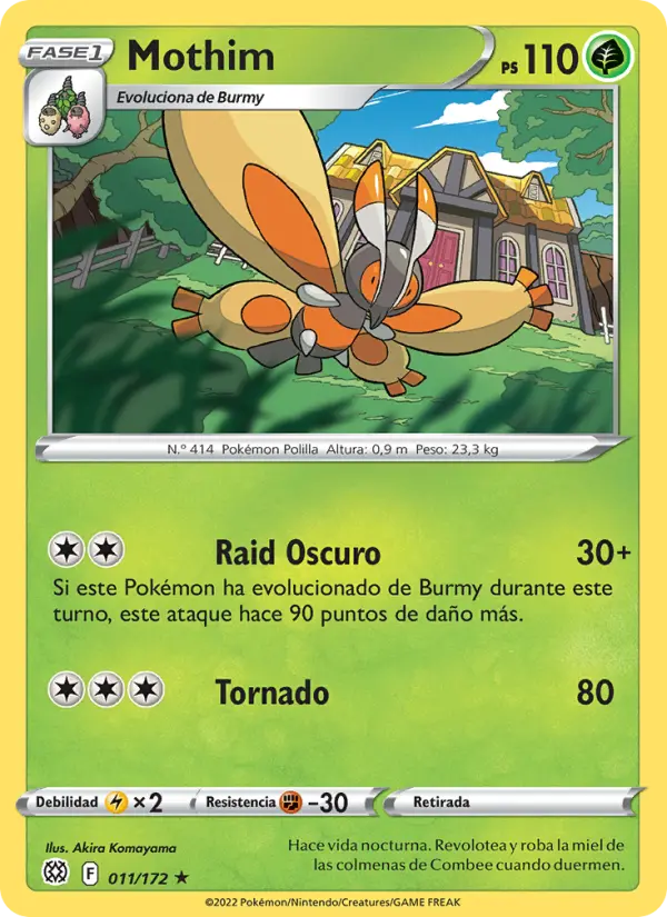 Mothim, Astros Brillantes No. 011