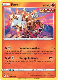 Entei, Cielos Evolutivos Nº 19 Holo