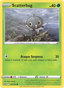 Scatterbug, Estilos de Combate No. 11 Normal