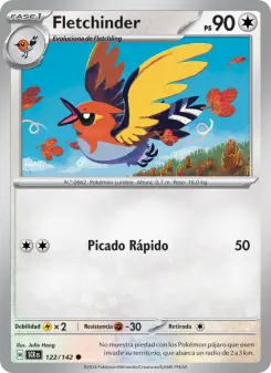 Fletchinder, Corona Astral Nº 122 Normal