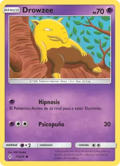 Drowzee, Vínculos Indestructibles Nº 71 Normal