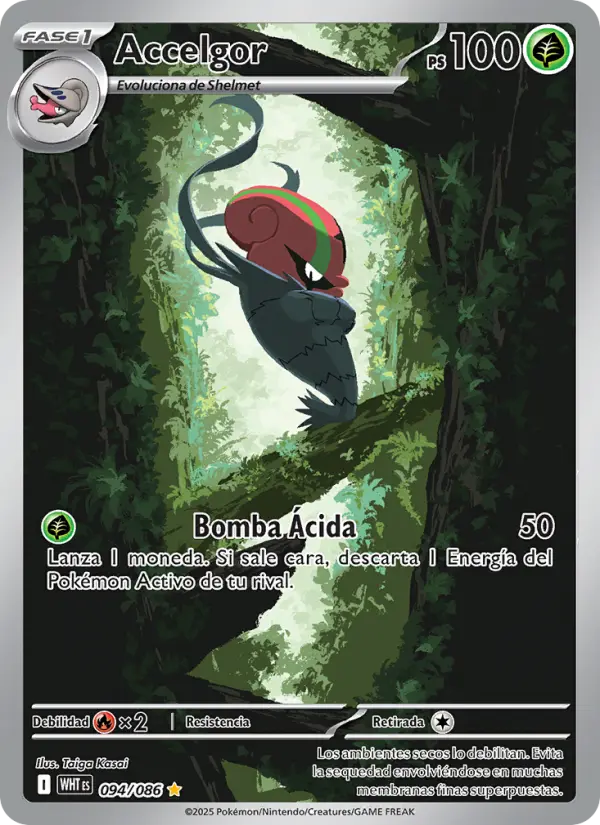 Accelgor, Llama Blanca No. 094