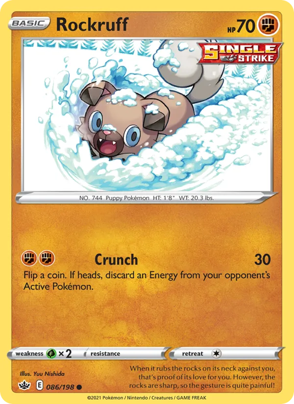 Rockruff, Chilling Reign No. 86