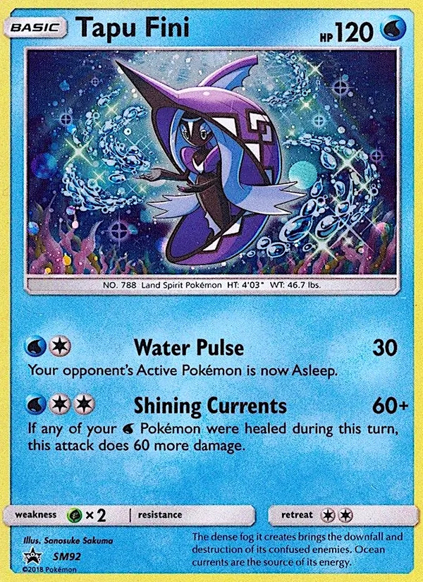Tapu Fini, SM Black Star Promos No. SM92