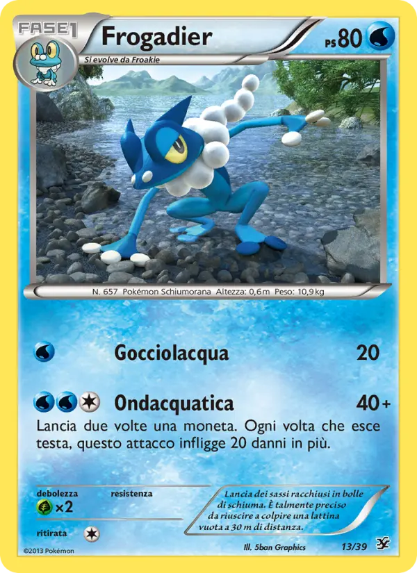 Frogadier, Benvenuti a Kalos No. 13