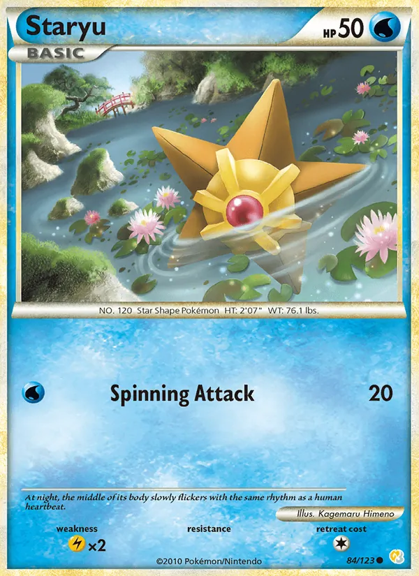 Staryu, HeartGold SoulSilver No. 84
