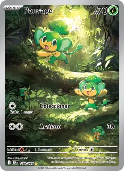 Pansage, Fulgor Negro No. 089 Holo