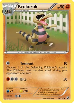 Krokorok, Black & White No. 64 Normal