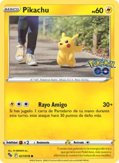 Pikachu, Pokémon GO No. 027 Normal