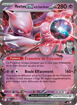 Mewtwo-ex de la Team Rocket, Rivalités Destinées Nº 081 Holo