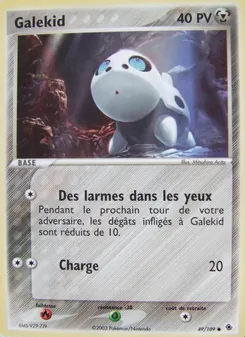 Galekid, EX Rubis & Saphir No. 49 Normal