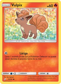 Vulpix, Union de Aliados No. 15 Normal