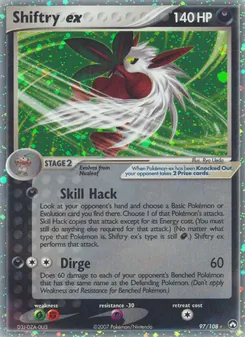 Shiftry ex, Power Keepers Nº 97 Holo