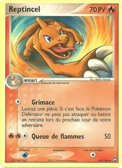 Reptincel, EX Gardiens du Pouvoir No. 28 Normal