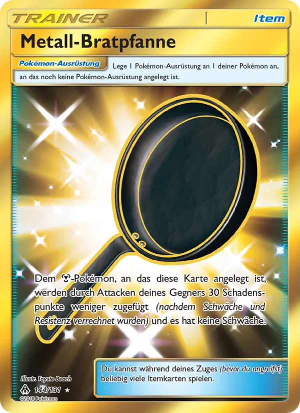 Metall-Bratpfanne, Grauen Der Lichtfinsternis Nº 144