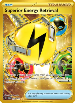 Superior Energy Retrieval, Paldea Evolved Nº 277 Holo