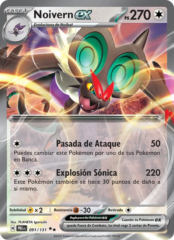 Noivern ex, Evoluciones Prismáticas No. 091