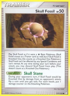 Skull Fossil, Mysterious Treasures Nº 117 Normal