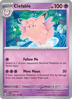 Clefable, 151 Nº 036 Normal