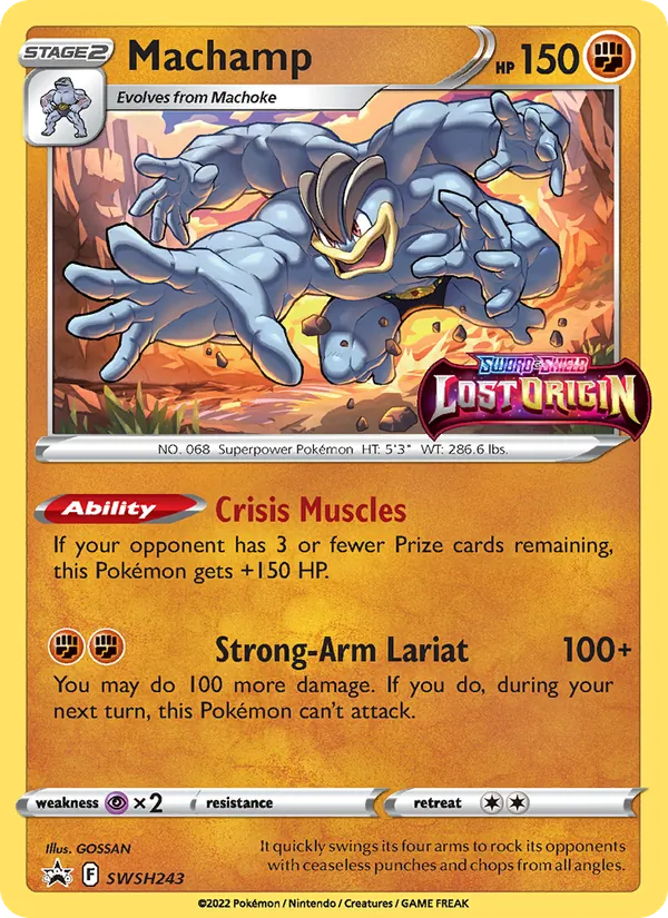 Machamp, SWSH Black Star Promos No. SWSH243