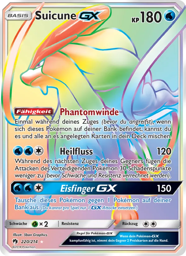 Suicune GX, Echo des Donners No. 220