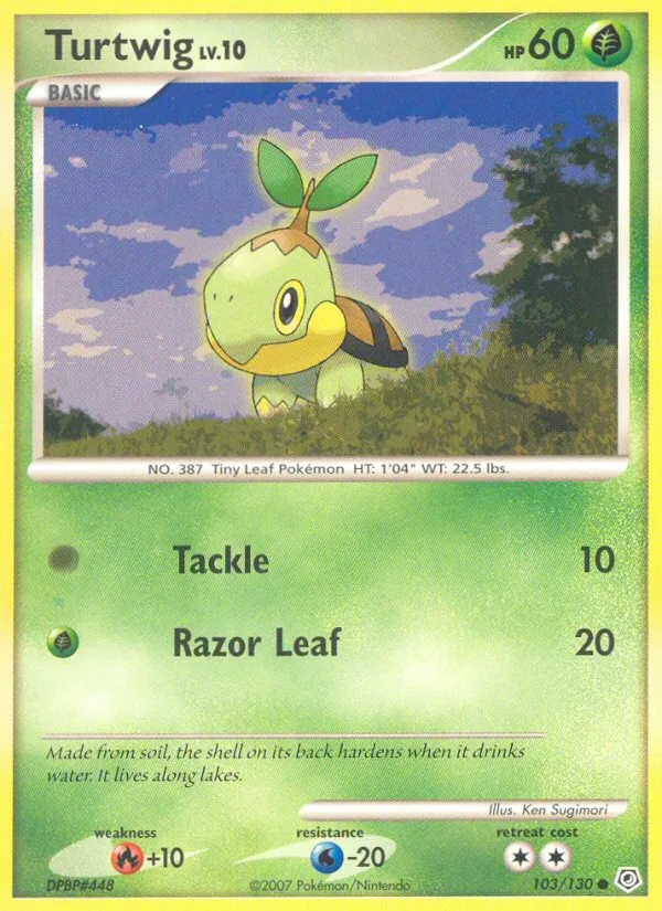 Turtwig, Diamond & Pearl No. 103
