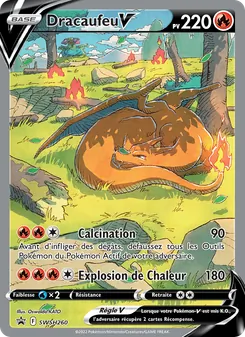 Dracaufeu V, Promo SWSH Nº SWSH260 Normal