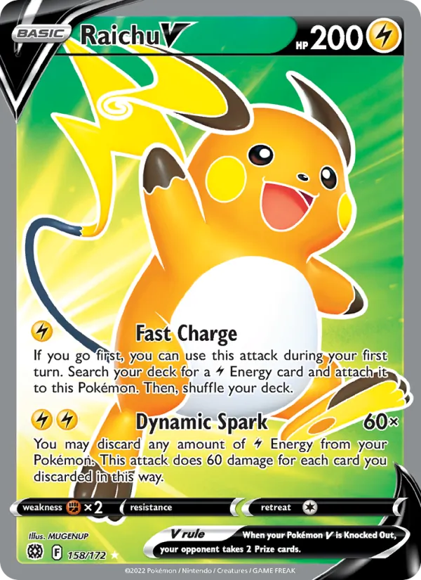 Raichu V, Brilliant Stars Nº 158