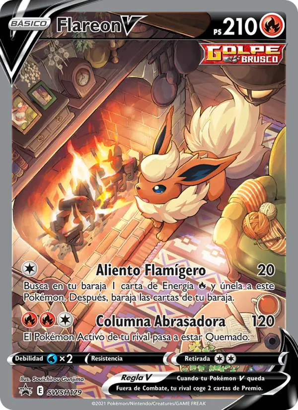 Flareon V, Cartas de promoción ESES No. SWSH179