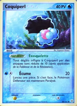 Coquiperl, EX Légendes Oubliées No. 58 Normal