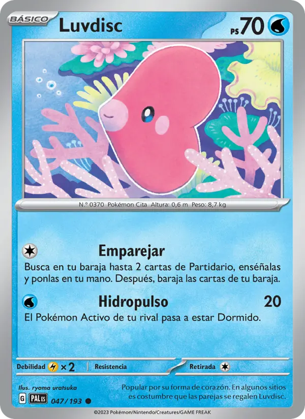 Luvdisc, Evoluciones en Paldea No. 047