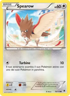 Spearow, Forze Spettrali No. 78 Normal