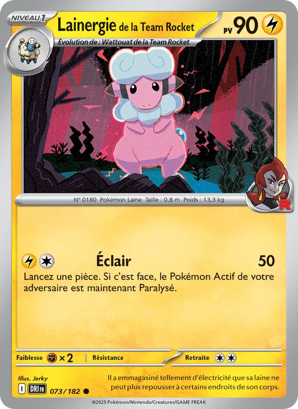 Lainergie de la Team Rocket, Rivalités Destinées Nº 073